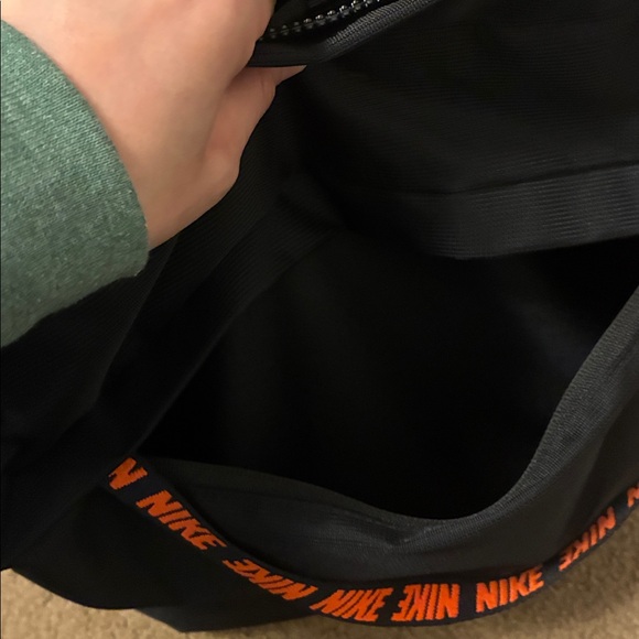 Nike Black Tote with Orange Strap - Picture 9 of 10